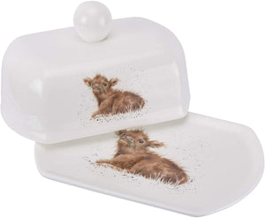 Butter Dish - Cows