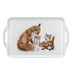 Worcester - Large Tray - Bedtime Foxes - 18.9x11.6