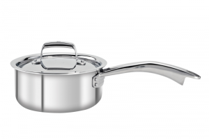 TruClad Stainless Steel Saucepan With Lid -  2Qt