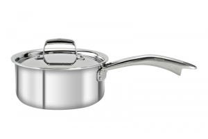 TruClad Stainless Steel Saucepan With Lid - 3 Qt