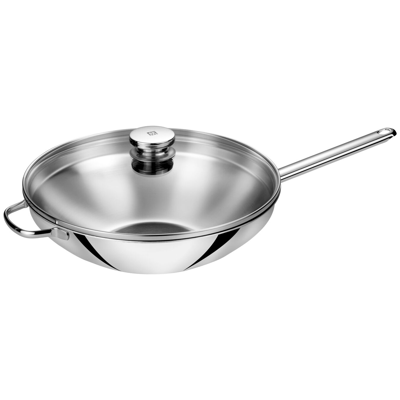 Plus Stainless Wok - 12.5"