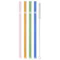 Sorrento Straight Multi-Colour Glass Straws