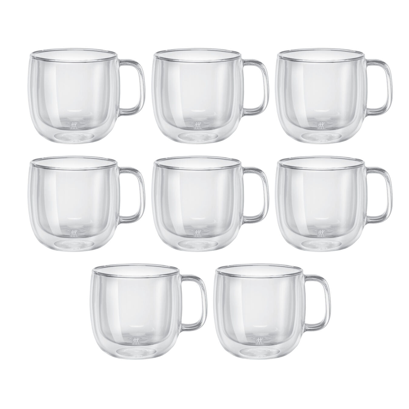 Sorrento Double Wall Cappuccino Mugs - Buy 6 Get 8