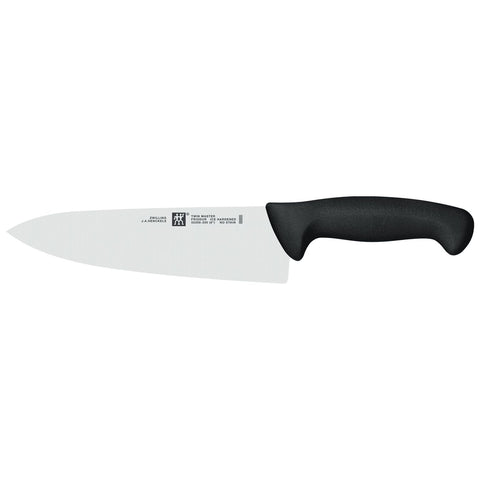 Twin Master Chef Knife - Black – 8"