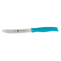 Twin Grip Turquoise Serrated Paring Knife - 4.5"
