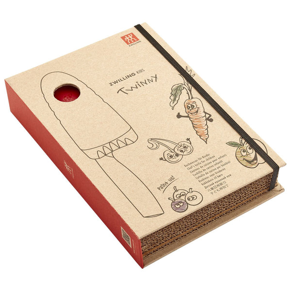 Twinny Kids Chef Knife – Red - 4”