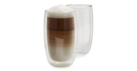 Sorrento Plus Double Wall Latte Glass Set - 2pc