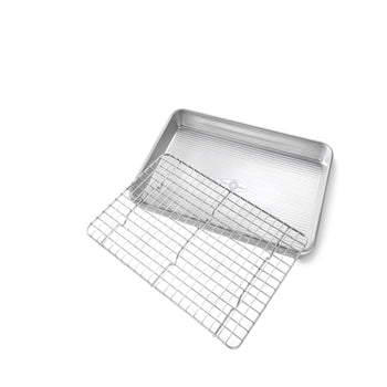 USA Pan -  Quarter Sheet Baking Pan with Cooling Rack