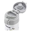 Dinos Stainless Steel Drinking Bottle - White Grey - 350ml