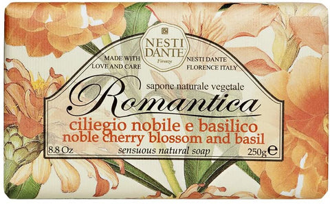 Nesti Dante Soaps - Romantica - Cherry Blossom & Basil - 250g