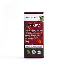 Organic Fair - chocolate bar Chiapas chipotle /cinnamon/cardamom 70% 43g