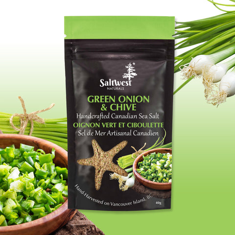 Saltwest Naturals - Salt - Green Onion & Chive 40 g