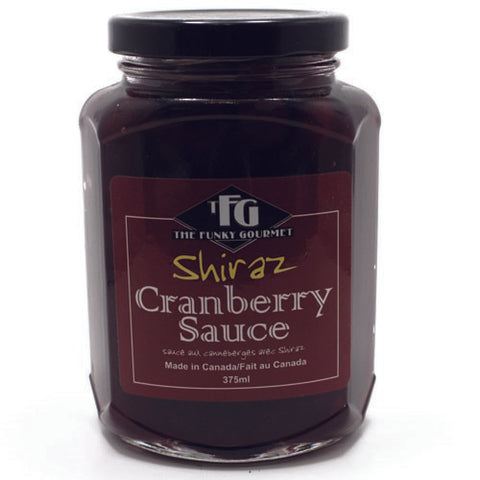 The Funky Gourmet - Cranberry Sauce - Shiraz