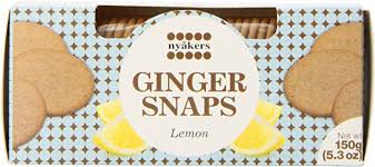 Nyakers Lemon Ginger Snaps 150g