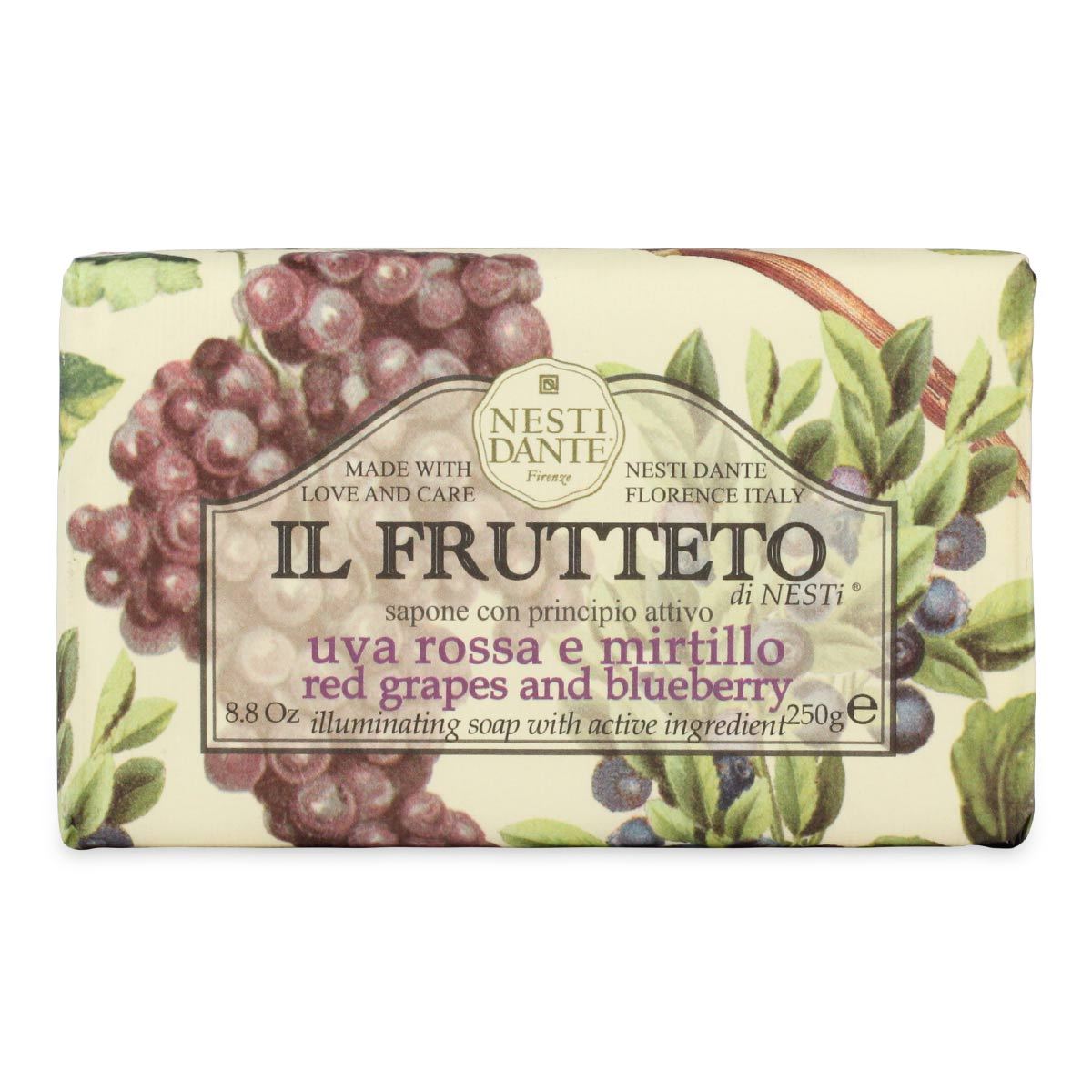 Nesti Dante Soaps - Il Frutteto - Red Grapes & Blueberry - 250g