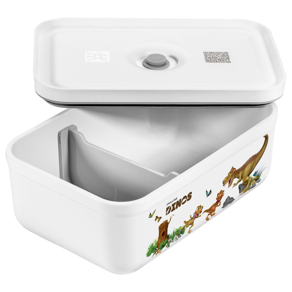 Fresh and Save Dino Large Lunch Box - White-Grey - 1.6L