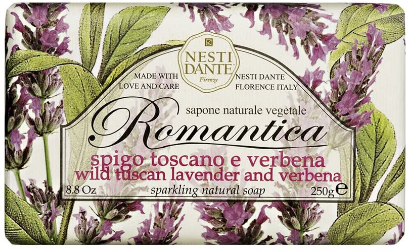 Nesti Dante Soaps - Romantica - Wild Tuscan Lavender & Verbena - 250g
