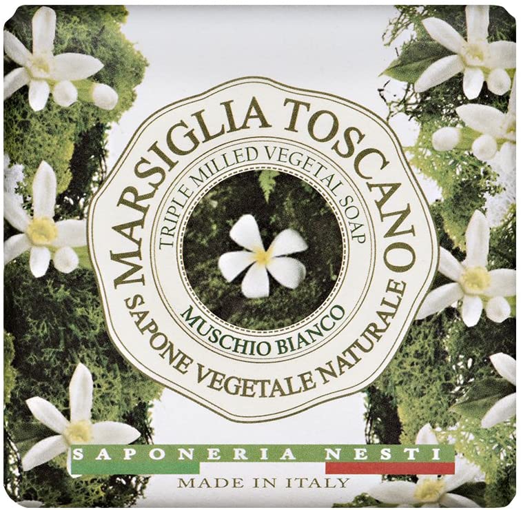 Nesti Dante Soaps - Marsiglia Toscano - Muschio Bianco - 200g