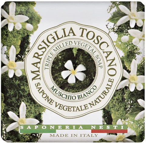 Nesti Dante Soaps - Marsiglia Toscano - Muschio Bianco - 200g