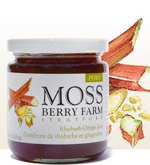 Moss Berry Farm Rhubarb Ginger Jam 250ml
