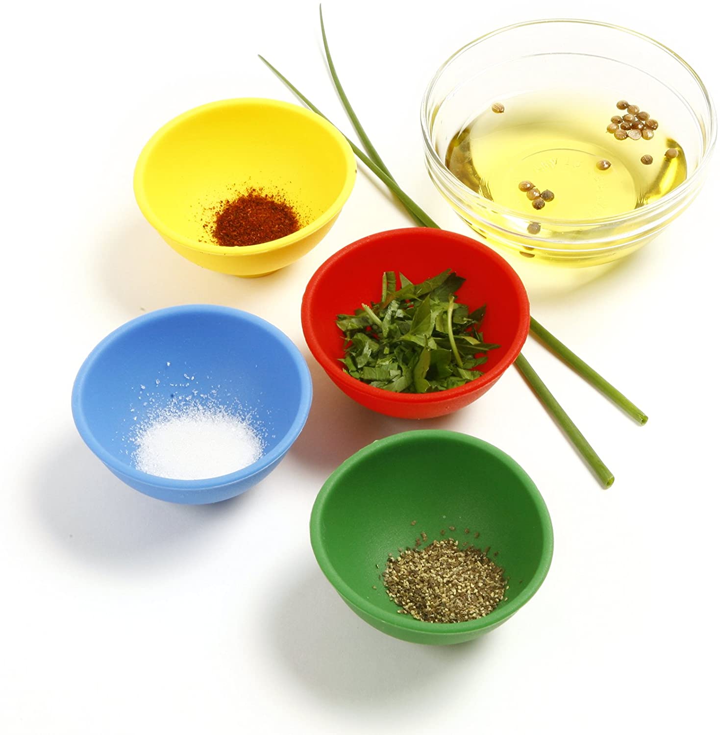 Norpro - Mini Pinch Bowls - Silicone  - 4-Piece Set
