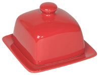 Butter Dish – Square - Red