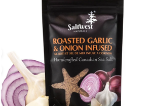 Saltwest Naturals -  Sea salt - Roasted Garlic & Onion 40gr