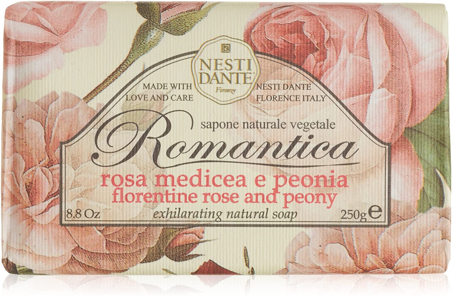 Nesti Dante Soaps - Romantica - Rose and Peony - 250g