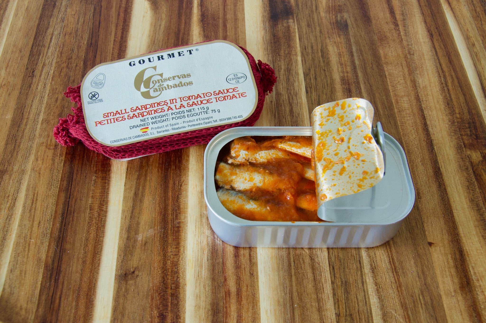 Cambados Small Sardines in Tomato Sauce 115g