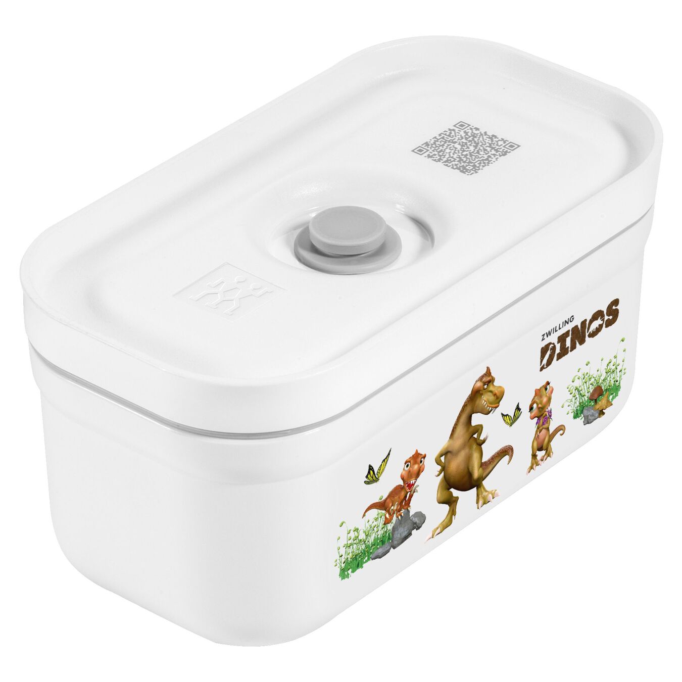 Fresh and Save Small Dino Lunch Box - White-Grey - 500ml