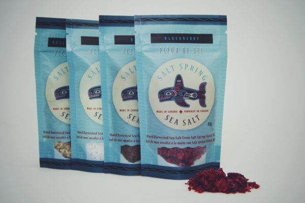 Salt Spring Sea Salt -Fleur De Sel - Natural 45gr