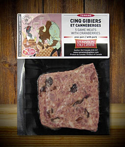 Maison Du Gibier -  5 Game Meats with Cranberries Terrine