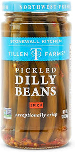 Tillen Farms Pickled Dilly Beans Spicy 12oz