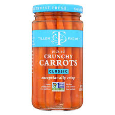 Tillen Farms Pickled Crunchy Carrots Classic 12oz