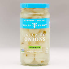 Tillen Farms Jalapeno Onions in Vermouth 7oz