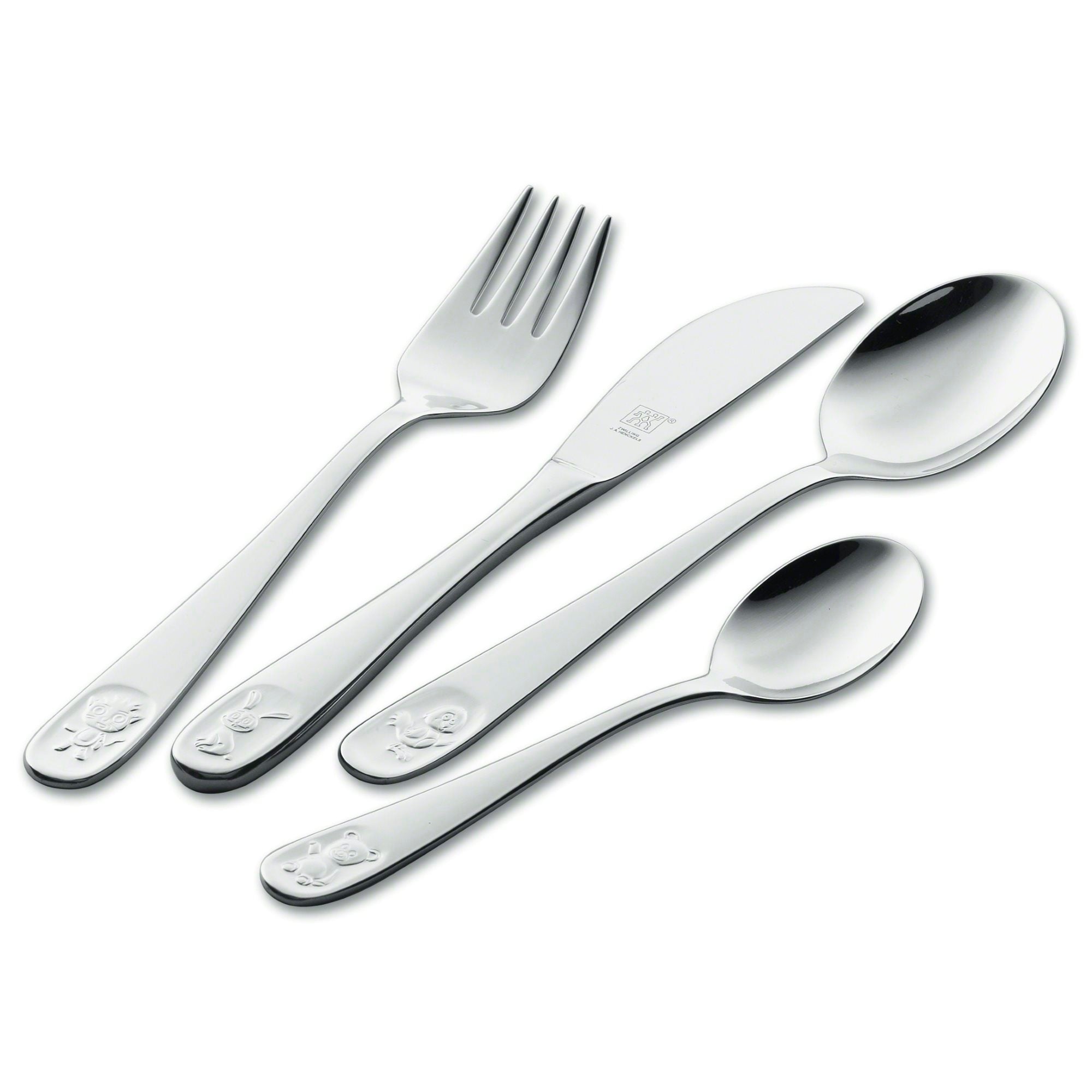 Twin Kids Cutlery Set - 4pc Place Setting (Bino)